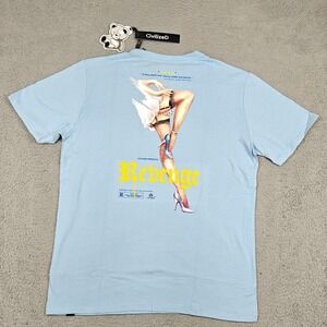CivilizeD Revenge Shirt Mens 2XL‎ Blue Pinup Graphic Streetwear Tee New